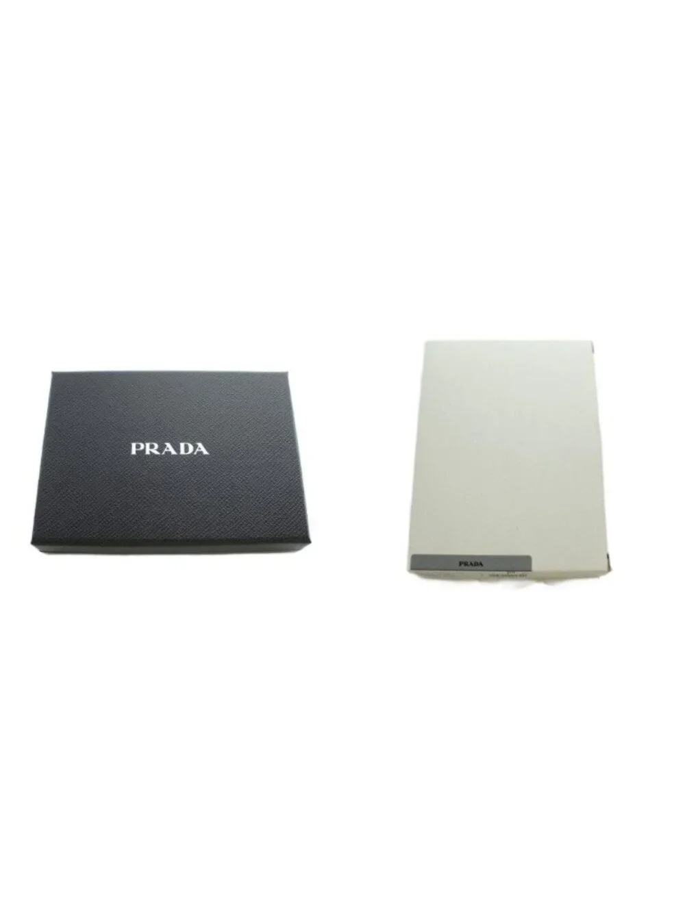 Prada Neck Holder Pass Case Leather Beige Pink